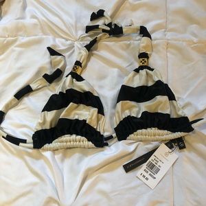 NWT - Vix  Striped Bikini Top